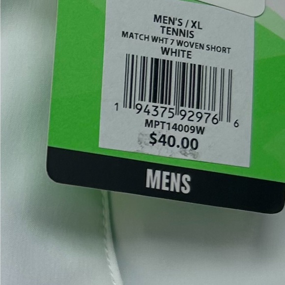 Prince Men's Match 7” Woven Tennis Shorts - Picture 4 of 4